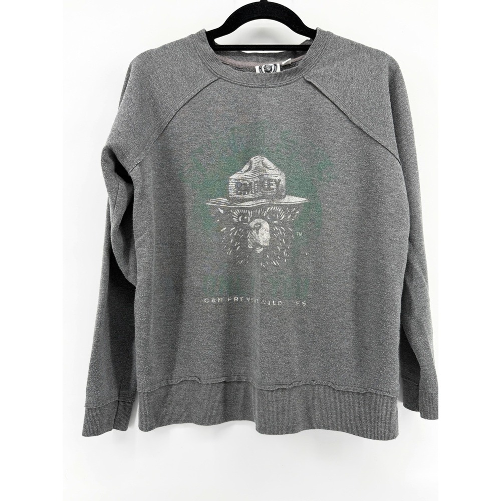 Smokey Bear Sweatshirt Womens S Cooperative Forest Fire Prevention Official Lic